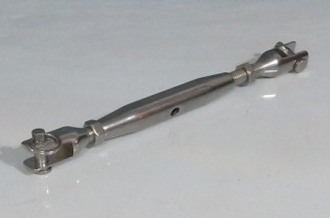 Esticador inox ajustavel c/terminais