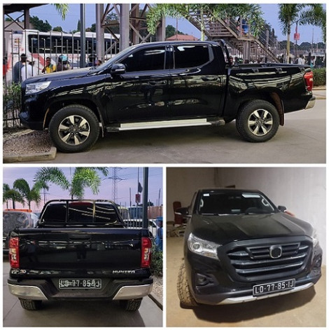 Pick Up CHANGAN HUNTER 4X4 Preta Nova