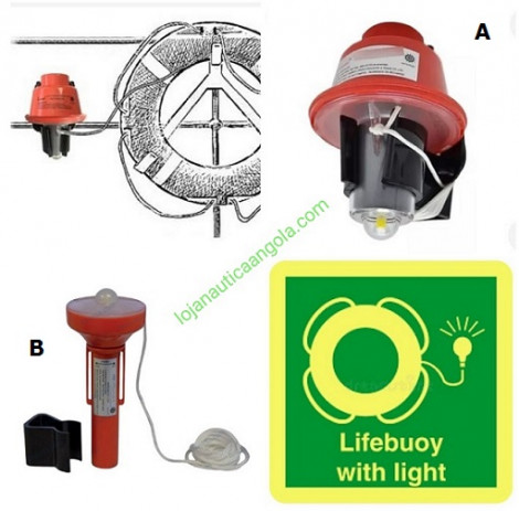 Luzes Automatica Flutuante Boia Salva Vidas