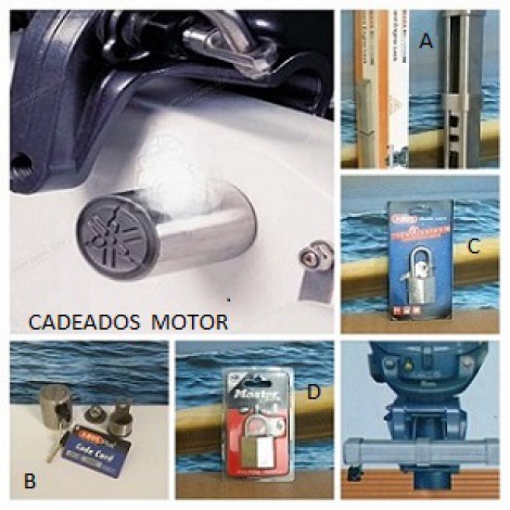 Cadeados Marine Inox Motor barco