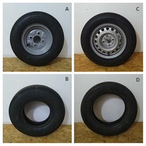 Rodas e Pneus p/Reboques