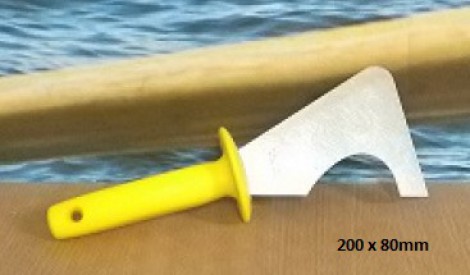 Raspador antifouling