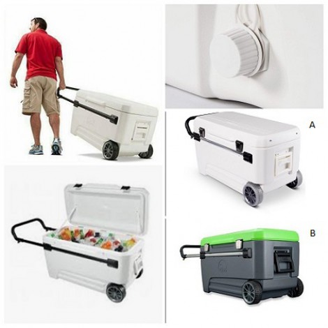 Arca Caixa Igloo Roller 104lt